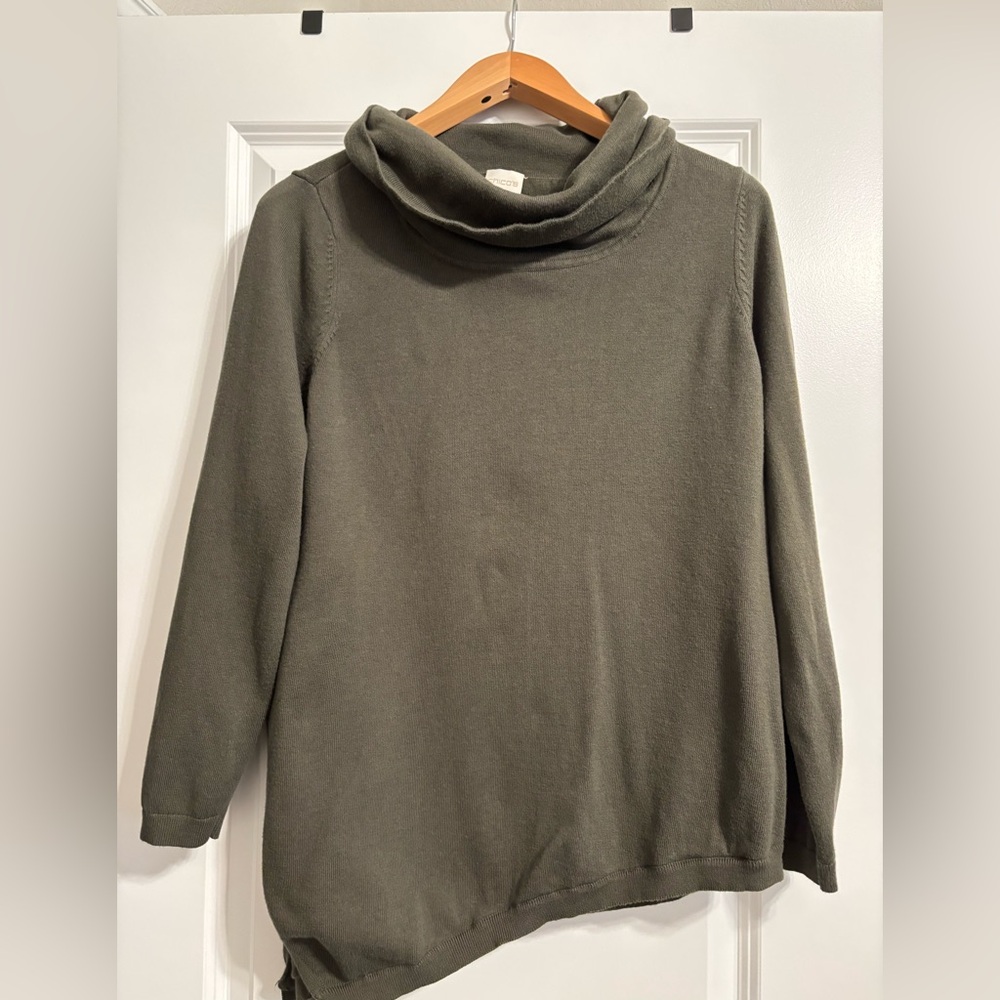 Chicos‎ Women’s Funnel Neck Sweater 2